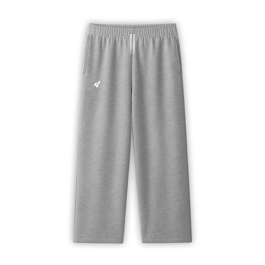 PANTALON BUZO RELAXED FIT GRIS